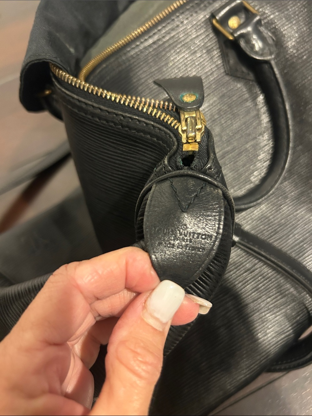 Louis Vuitton Leather Satchel Handbag - - Picture 4 of 6